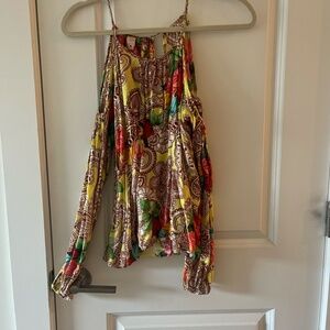 FARM Rio floral off-shoulder top - size S